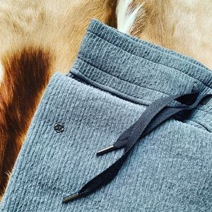 LULULEMON Retreat yourself crop size 6 pants grey culottes ribbed gaucho nwot